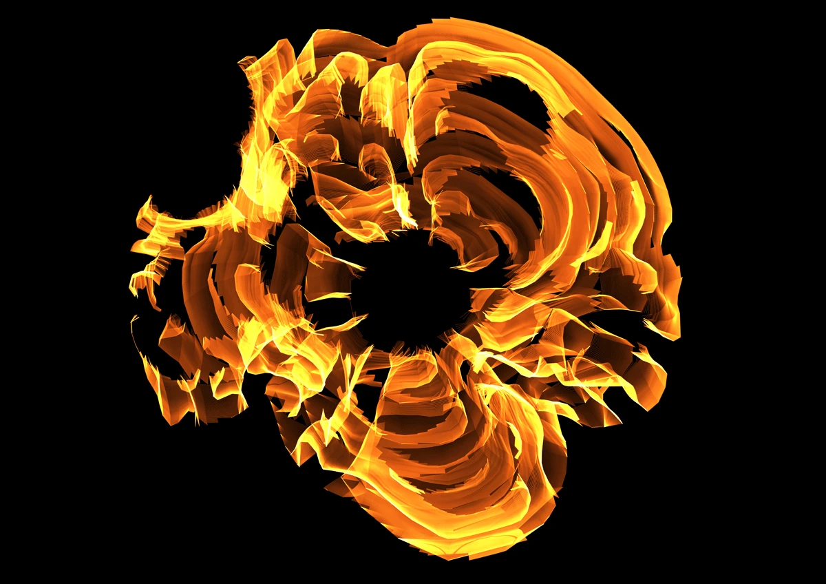 Autophagy — stampa fine art, crescita tumorale simulata, Francesco Pinto