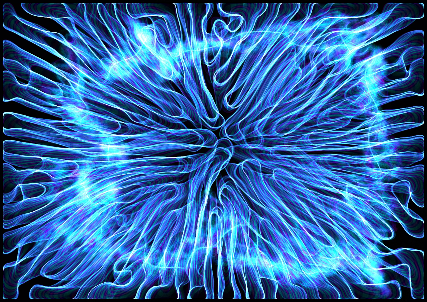 Dendrite — stampa fine art, ramificazione frattale, Francesco Pinto