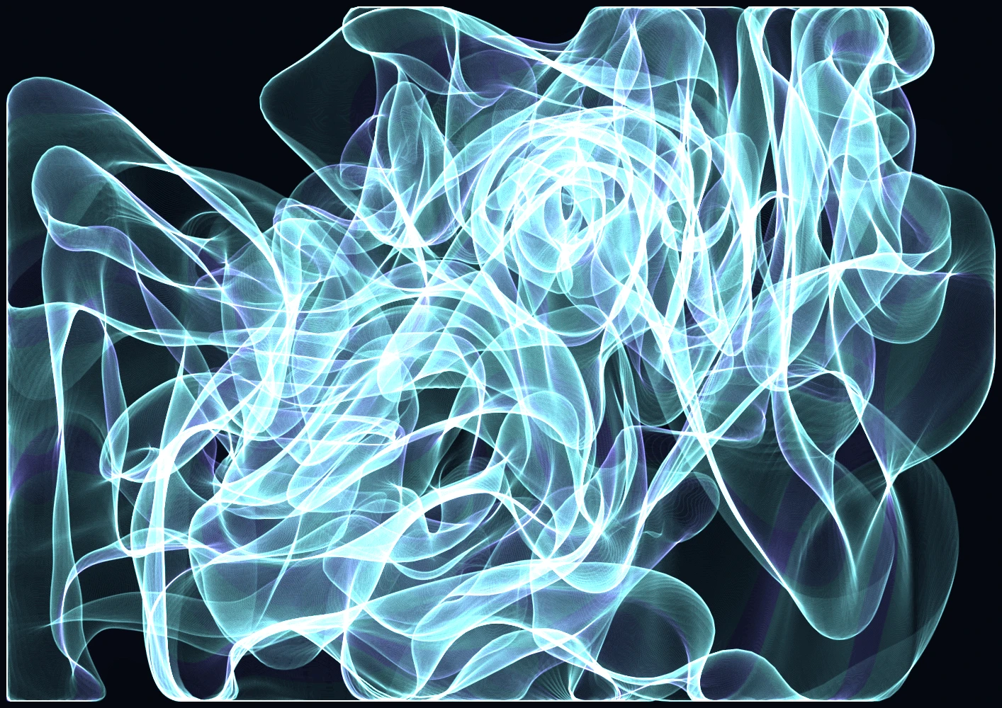 Phage — stampa fine art, vortici divergence-free, Francesco Pinto